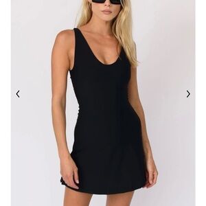 Skatie Black Tank Mini Dress